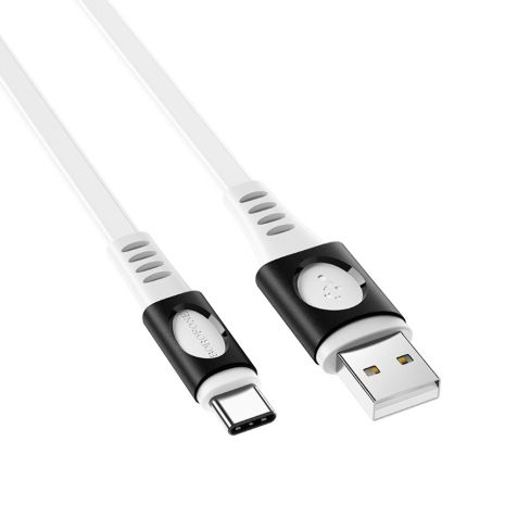 Кабель Borofone BX35 USB to Type-C 1m білий