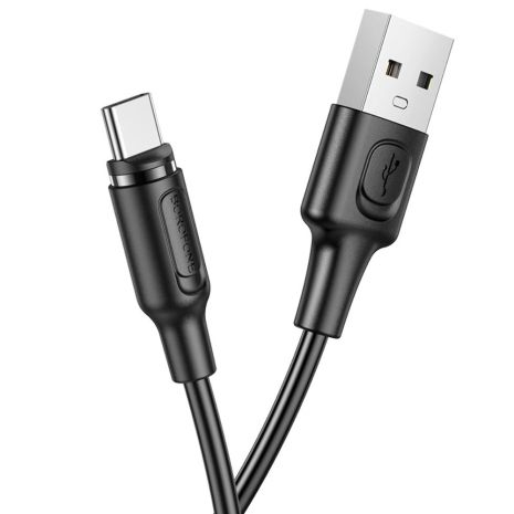 Кабель Borofone BX41 USB to Type-C 1m магнітний чорний