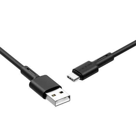 Кабель Borofone BX31 USB to Type-C 1m черный Кабель Borofone BX31 USB to Type-C 1m черный