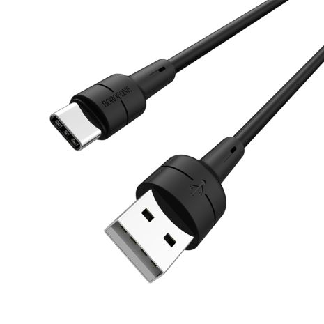 Кабель Borofone BX30 USB to Type-C 1m чорний
