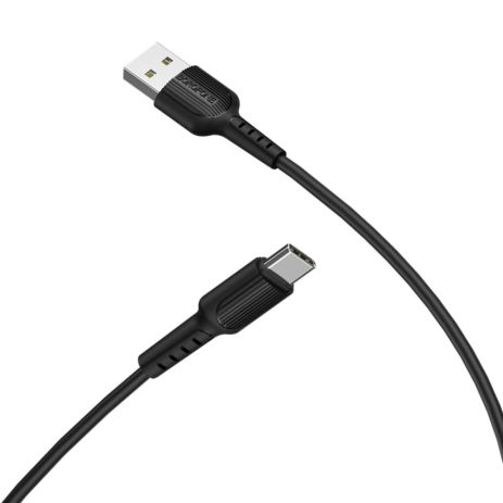Кабель Borofone BX16 USB to Type-C 1m черный Кабель Borofone BX16 USB to Type-C 1m черный