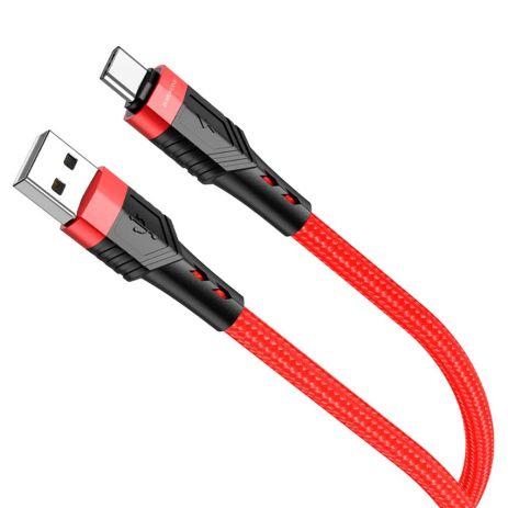 Кабель Borofone BU35 USB to Type-C 1.2m красный Кабель Borofone BU35 USB to Type-C 1.2m красный
