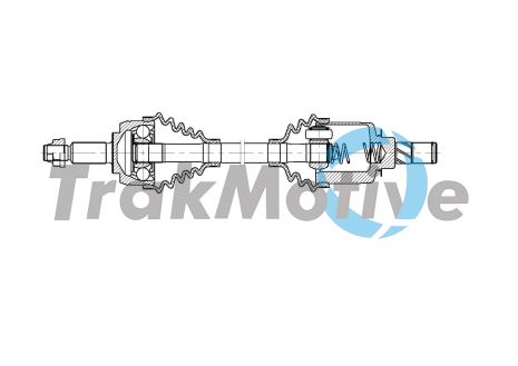 Приводной вал в сборе RENAULT CAPTUR, TRAKMOTIVE (301928)