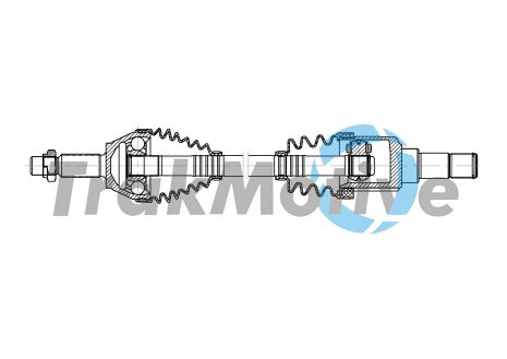 Приводной вал в сборе FORD FIESTA, TRAKMOTIVE (301910)