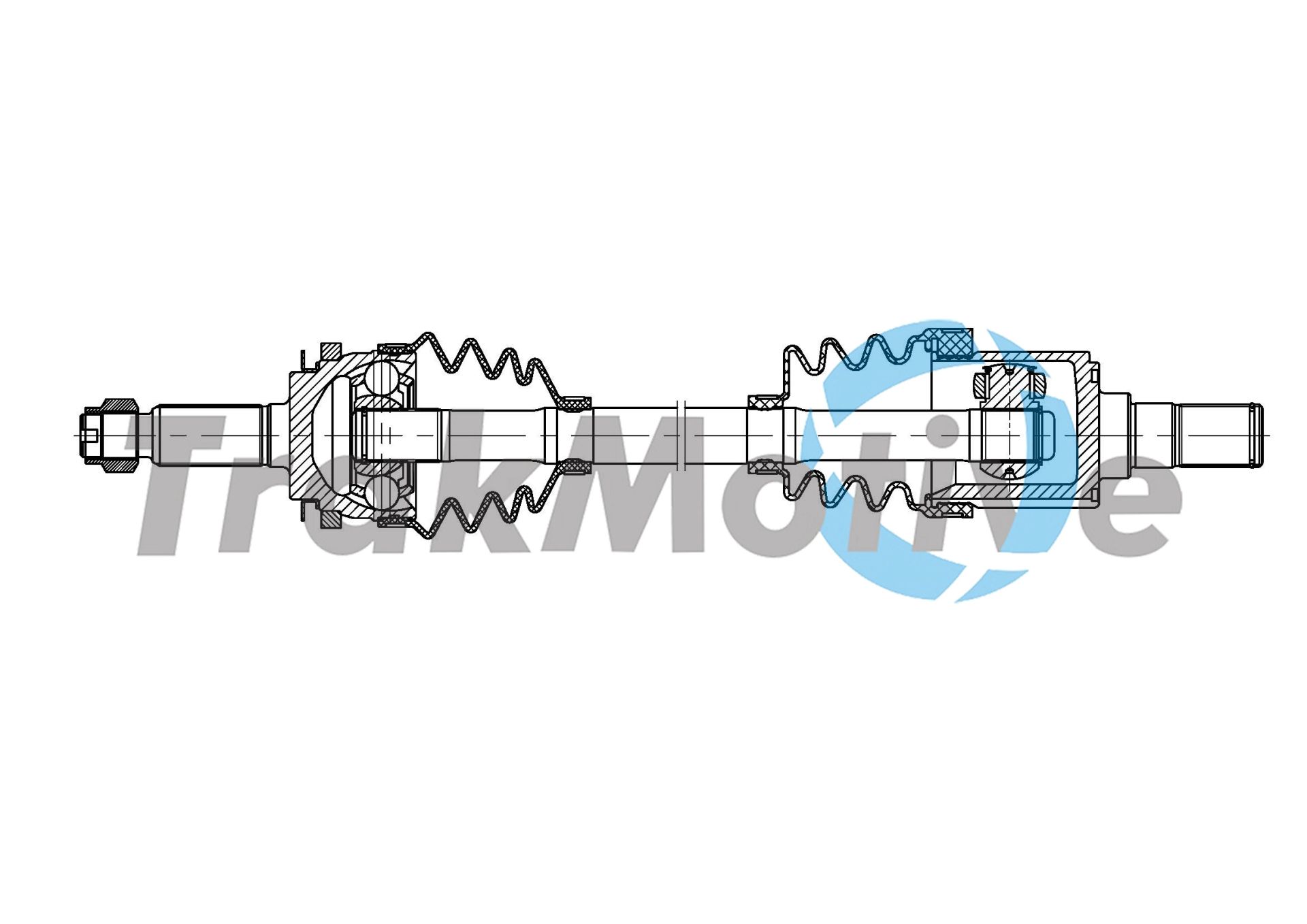 Приводной вал в сборе KIA PICANTO, TRAKMOTIVE (301913) Приводной вал в сборе KIA PICANTO, TRAKMOTIVE (301913)