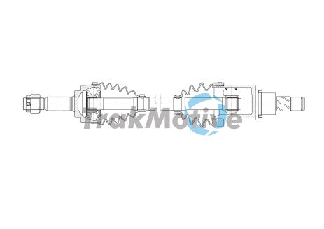 Приводной вал в сборе NISSAN MICRA, TRAKMOTIVE (302011)