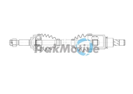 Приводной вал в сборе NISSAN MICRA, TRAKMOTIVE (302011)