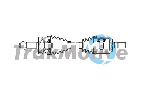 Приводной вал в сборе HYUNDAI TUCSON, TRAKMOTIVE (301921)