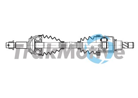 Приводной вал в сборе NISSAN QASHQAI, TRAKMOTIVE (301915)
