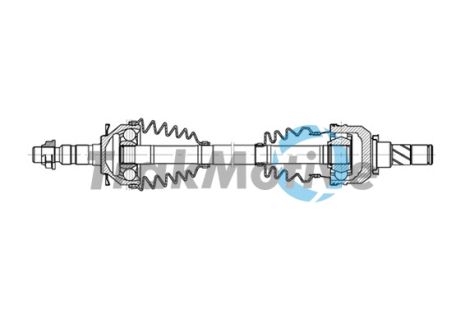 Приводной вал в сборе VAUXHALL ASTRA, OPEL ASTRA, TRAKMOTIVE (301578)