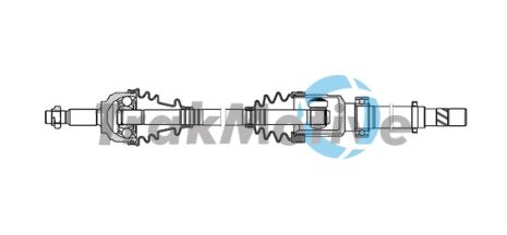 Приводной вал в сборе RENAULT CAPTUR, TRAKMOTIVE (301747) Приводной вал в сборе RENAULT CAPTUR, TRAKMOTIVE (301747)