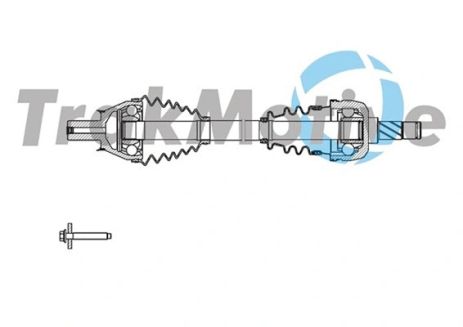 Приводной вал в сборе VOLVO S60, TRAKMOTIVE (301716)