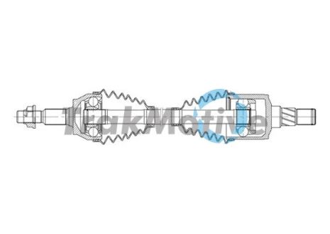 Приводний вал у зборі TRAKMOTIVE (301407)