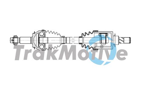 Приводной вал в сборе RENAULT KADJAR, TRAKMOTIVE (302052)