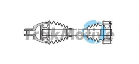 Приводний вал комплект AUDI A3, VW GOLF, TRAKMOTIVE (301690)