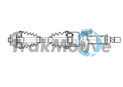 Приводний вал у зборі TRAKMOTIVE (302006)