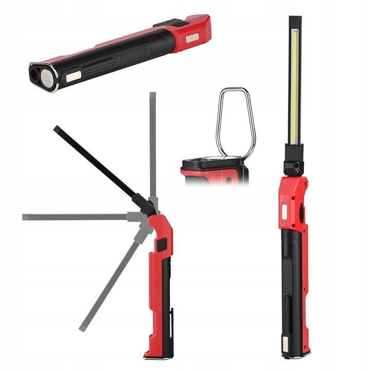 Складаний ліхтарик (COB+LED) акумуляторний з магнітом ULTRA-SLIM PROTESTER PRO-FL0103S Складаний ліхтарик (COB+LED) акумуляторний з магнітом ULTRA-SLIM PROTESTER PRO-FL0103S