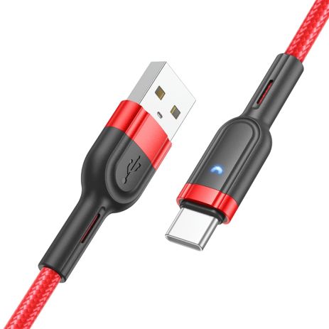 Кабель Hoco U117 USB to Type-C 1.2m червоний