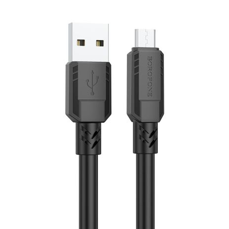 Кабель Borofone BX81 USB to MicroUSB 1m чорний