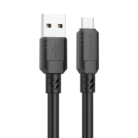 Кабель Borofone BX81 USB to MicroUSB 1m черный Кабель Borofone BX81 USB to MicroUSB 1m черный