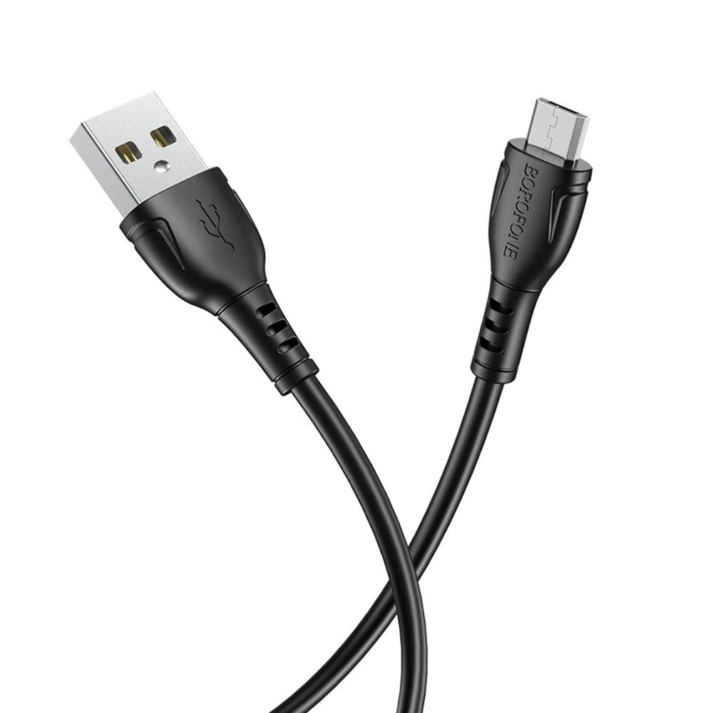 Кабель Borofone BX51 USB to MicroUSB 1m чорний Кабель Borofone BX51 USB to MicroUSB 1m чорний