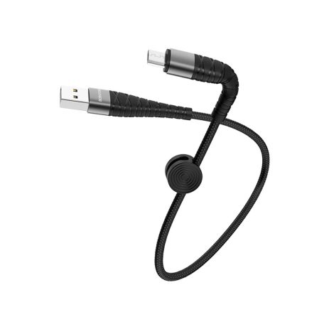 Кабель Borofone BX32 USB to MicroUSB 0.25m черный Кабель Borofone BX32 USB to MicroUSB 0.25m черный