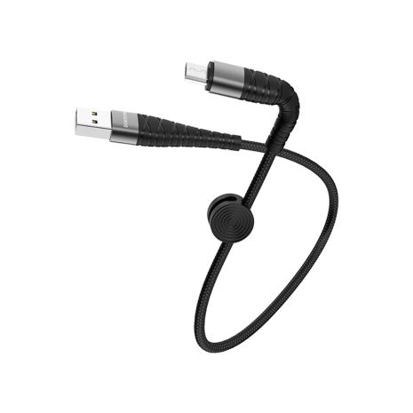 Кабель Borofone BX32 USB to MicroUSB 0.25m чорний