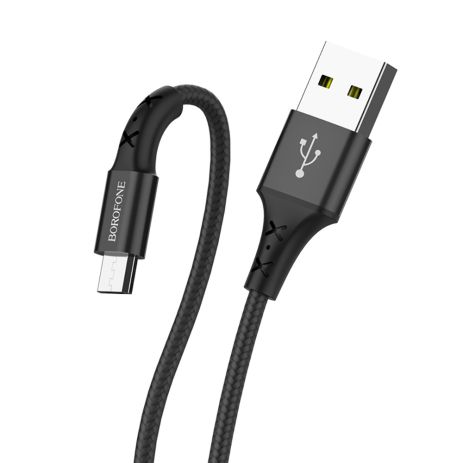 Кабель Borofone BX20 USB to MicroUSB 1m черный