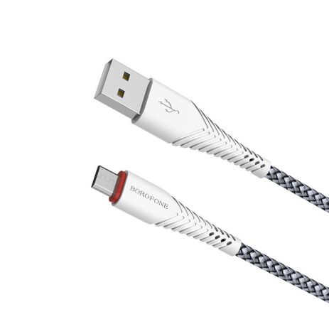 Кабель Borofone BX25 USB to MicroUSB 1m белый