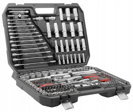 Набор инструмента комбинированный 1/4",3/8",1/2" 216ед. СТАНДАРТ ST-0216