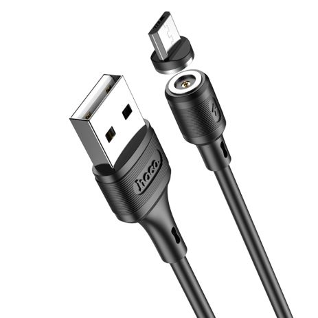 Кабель Hoco X52 магнітний USB to MicroUSB 1m чорний