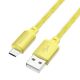 Кабель Borofone BX95 USB to MicroUSB 1m золотистый Кабель Borofone BX95 USB to MicroUSB 1m золотистый