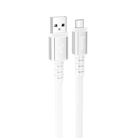 USB Кабель HOCO X85 USB - MicroUSB (1М) белый USB Кабель HOCO X85 USB - MicroUSB (1М) белый