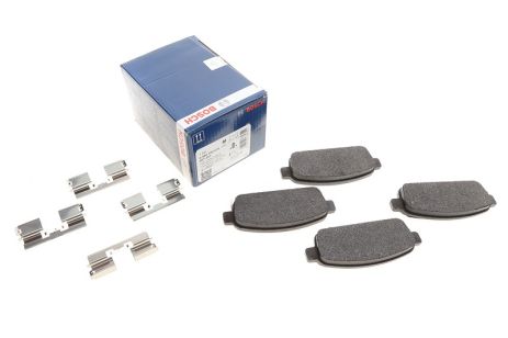 Комплект тормозных колодок, дисковый тормоз, CHEVROLET CRUZE, VAUXHALL ASTRA, BOSCH (0986494634)
