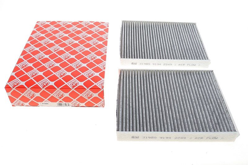 Фільтр салону вугільний (2шт.) BMW F10,Gran Turismo,F01,02,03,04 08-, FEBI BILSTEIN (31985) Фільтр салону вугільний (2шт.) BMW F10,Gran Turismo,F01,02,03,04 08-, FEBI BILSTEIN (31985)