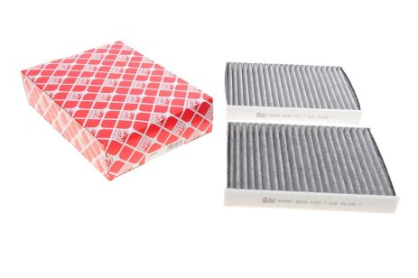 Фильтр салона угольный, пара 5 BMW G30, 7 G11 (к-кт 2шт.), FEBI BILSTEIN (49649)