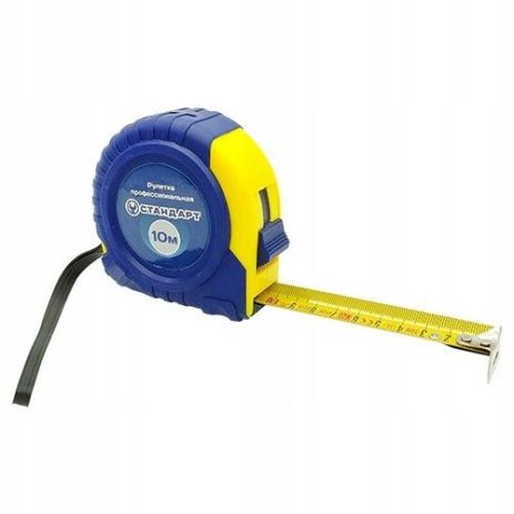 Профессиональная рулетка 10 м x 25 мм СНГ SMT-1025