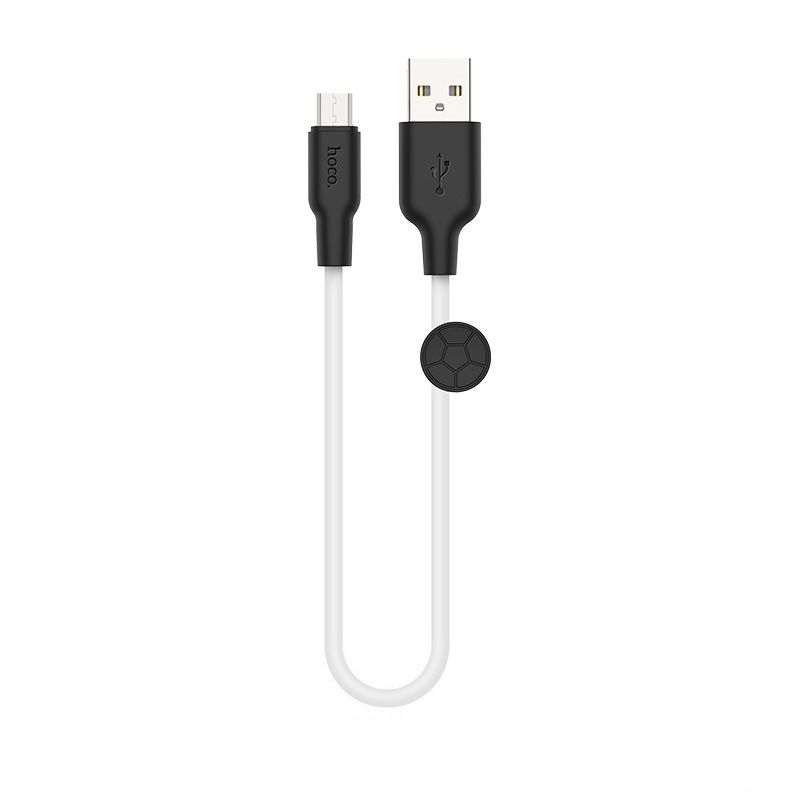 USB Кабель HOCO X21 Plus 0.25 USB - MicroUSB (0.25М) черно-белый USB Кабель HOCO X21 Plus 0.25 USB - MicroUSB (0.25М) черно-белый