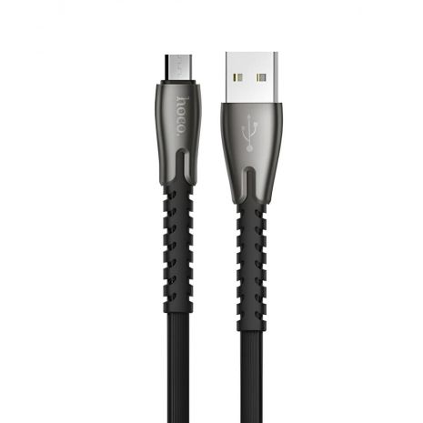USB Кабель HOCO U58 USB - MicroUSB (1.2М) чорний