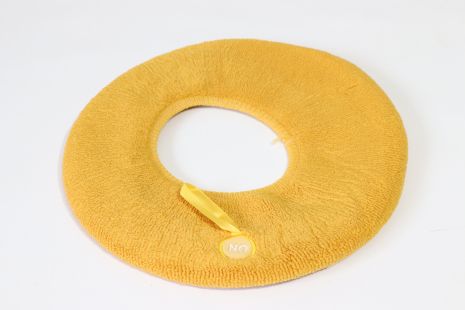 Накладка-чохол на ободок унітазу м'яка на гумці Ecoco 0852/orange