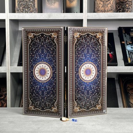 Нарды стеклянные с деревянным корпусом 60 см/50 см 500