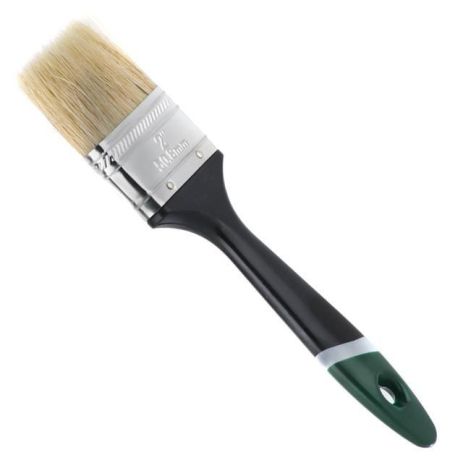 Флейцевая кисть 50*12*38 мм с пластиковой ручкой INTERTOOL KT-1350