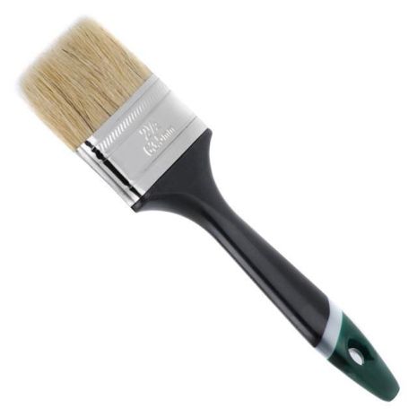 Флейцевая кисть 63*12*38 мм с пластиковой ручкой INTERTOOL KT-1363 Флейцевая кисть 63*12*38 мм с пластиковой ручкой INTERTOOL KT-1363