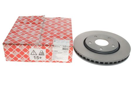 Диск гальмівний передній CHRYSLER VOYAGER 00-, FEBI BILSTEIN (43935)