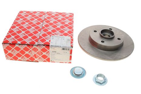 Диск тормозной задний (c подш, с кольцом ABS) CITROEN Citroen C3,C4 Peugeot 207,307 (24…, FEBI BILSTEIN (32782