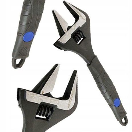 Розвідний ключ STANDART AWSJ3300, тонкі губки, 300мм, 0-60мм