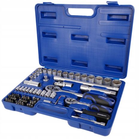 Набор инструмента 1/4", 1/2", 73 штуки, СТАНДАРТ СНГ ST-0073