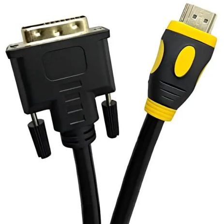 Мультимедийный кабель HDMI to DVI/ DVI to HDMI 2.0V OD8.0 4K 3840p 3m black Мультимедийный кабель HDMI to DVI/ DVI to HDMI 2.0V OD8.0 4K 3840p 3m black