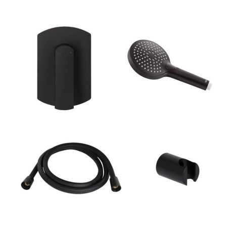 Акционный набор Qtap: Смеситель для душа Slavonice QTSLA267BLM45903+Лейка Rucni QTRUCA120O3KBB+Шланг Hadice Акционный набор Qtap: Смеситель для душа Slavonice QTSLA267BLM45903+Лейка Rucni QTRUCA120O3KBB+Шланг Hadice