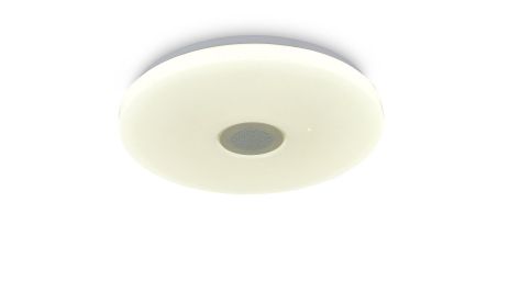 Світлодіодний музичний світильник смарт VALESO LY576-400 WH для вітальні та спальні 48W+5W RGB Білий